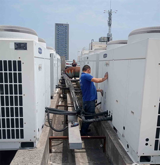 仁布中央空调制热和不制冷系统维修方法